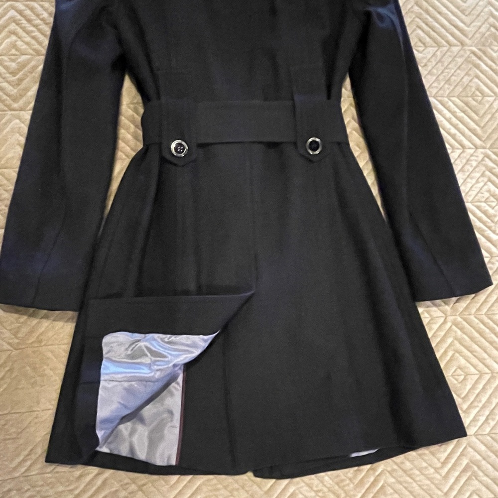 Calvin Klein Black Dress Coat
